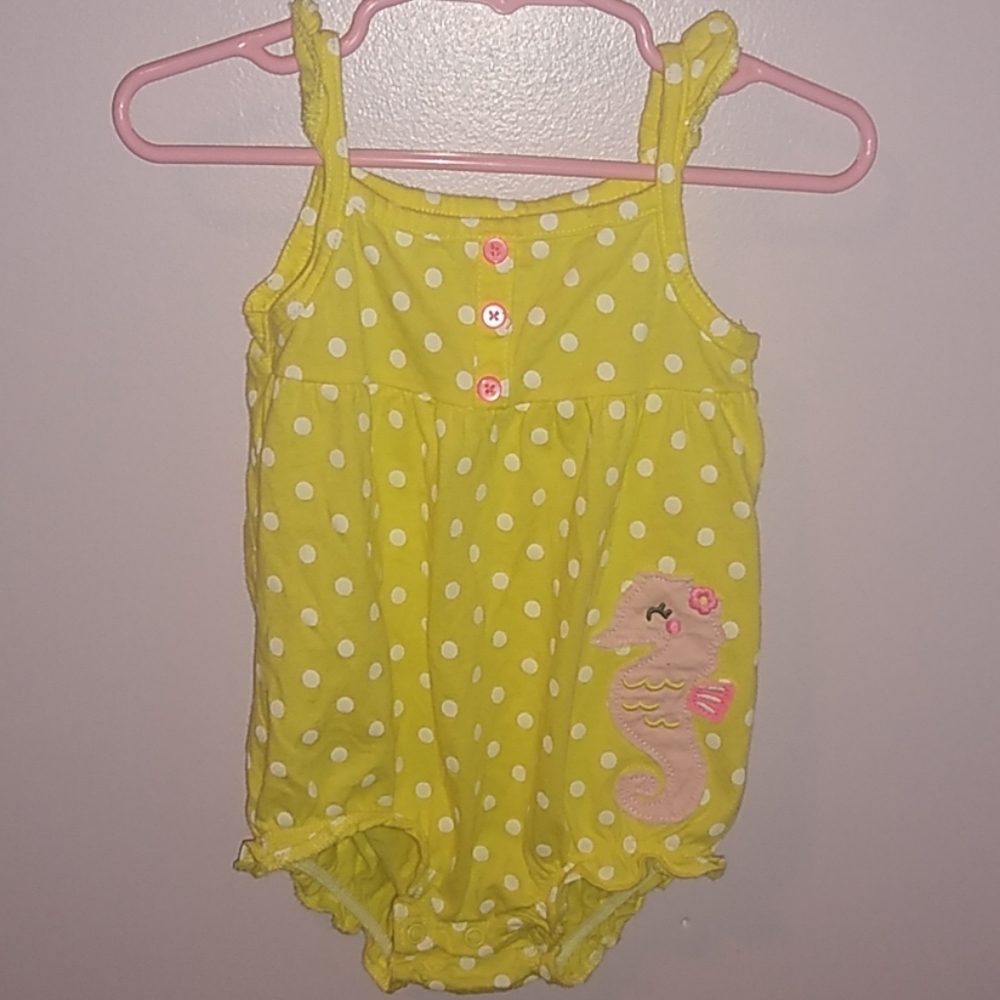 Toddler Summer Onesie Seahorse